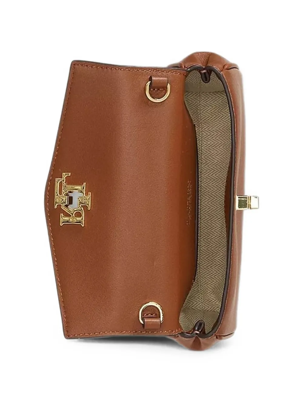 Lauren Ralph Lauren logo-plaque cross body bag Bruin