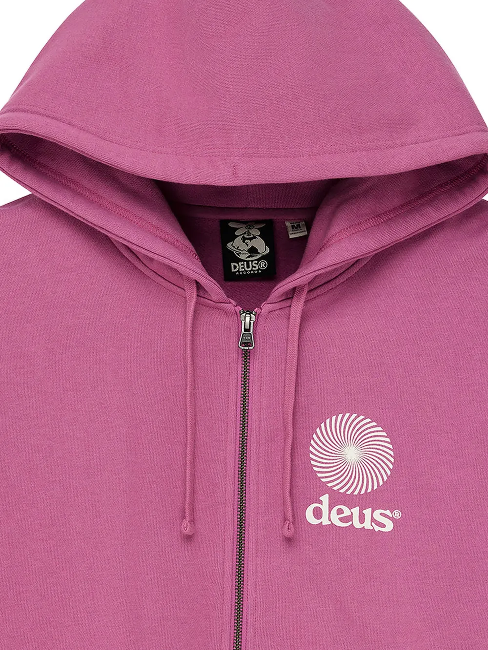 Deus Ex Machina Strata hoodie met rits Roze