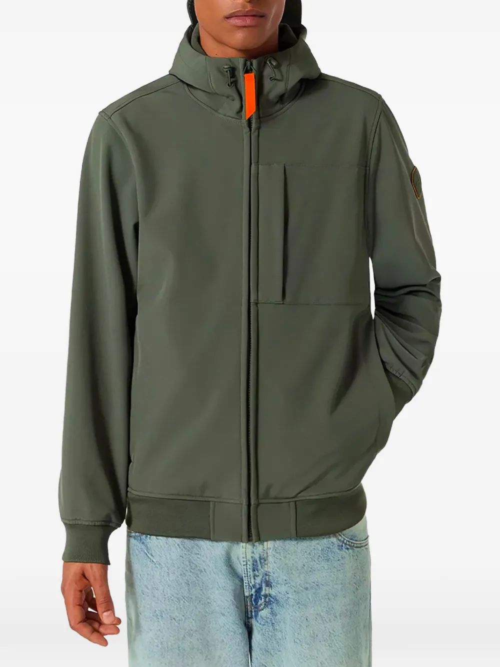 GERTRUDE Rony zip-up hooded jacket - Vert GERTRUDE Rony zip-up hooded jacket - Vert