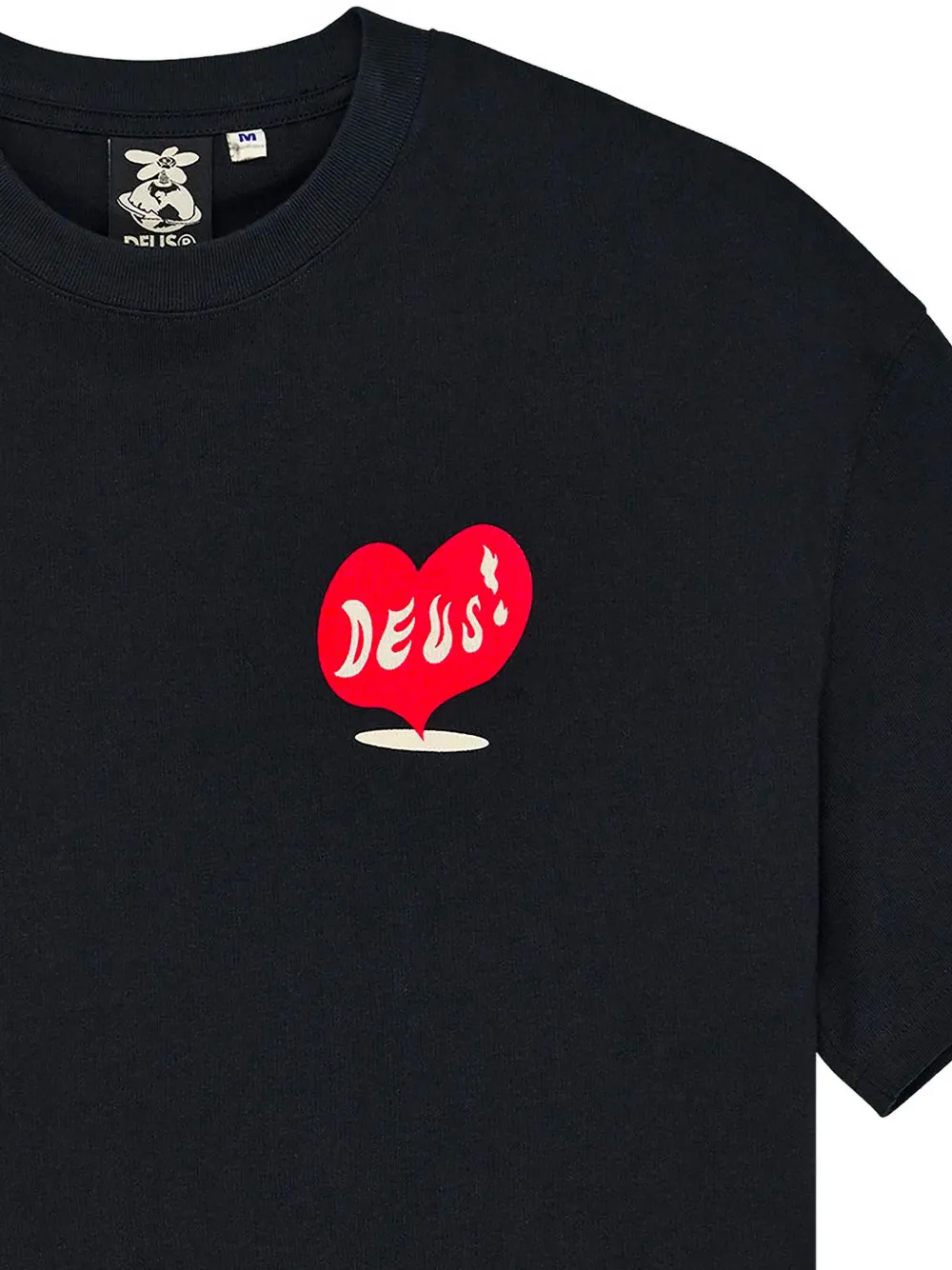 Deus Ex Machina T-shirt met grafische print Zwart
