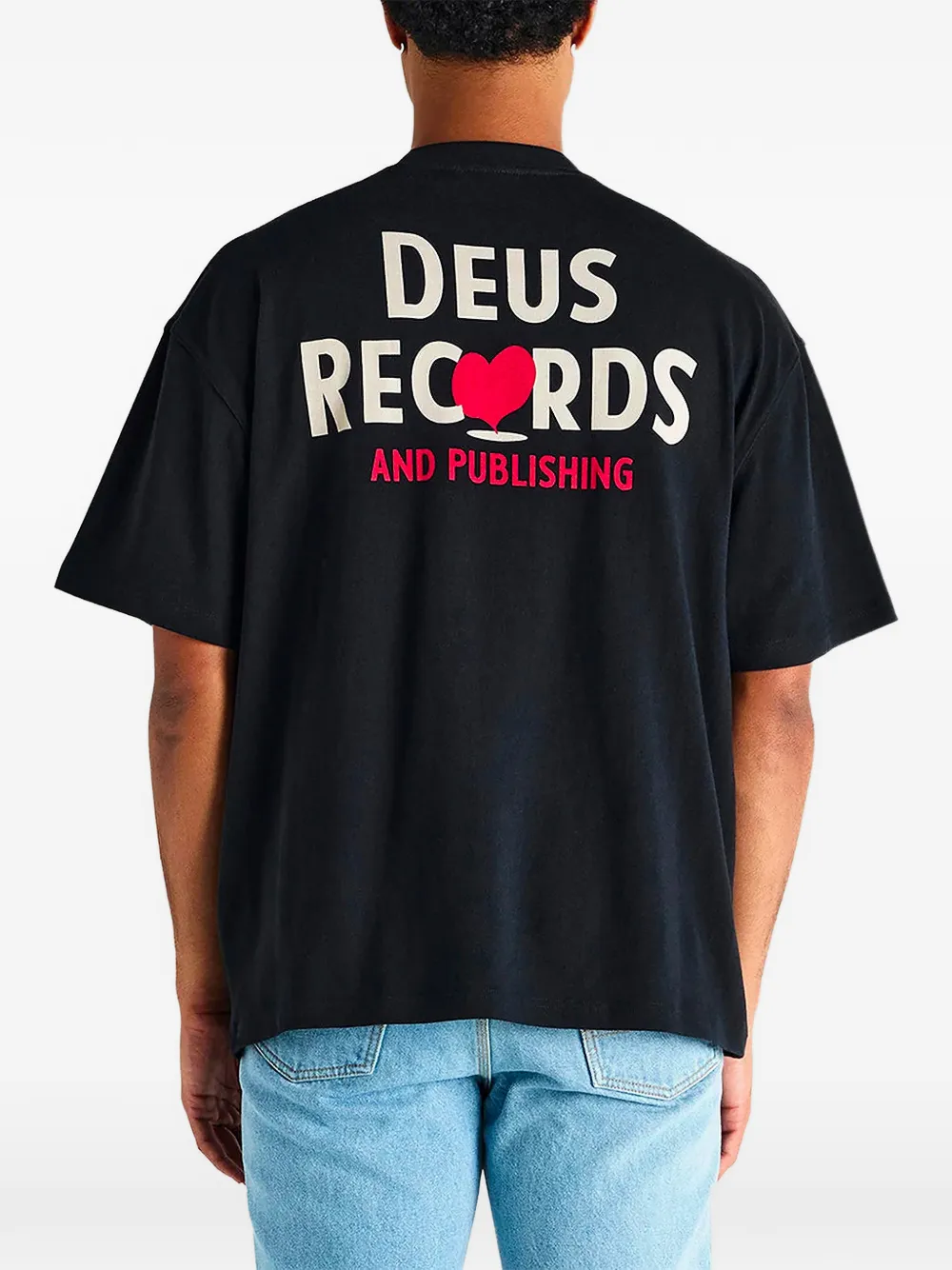 Deus Ex Machina T-shirt met grafische print Zwart