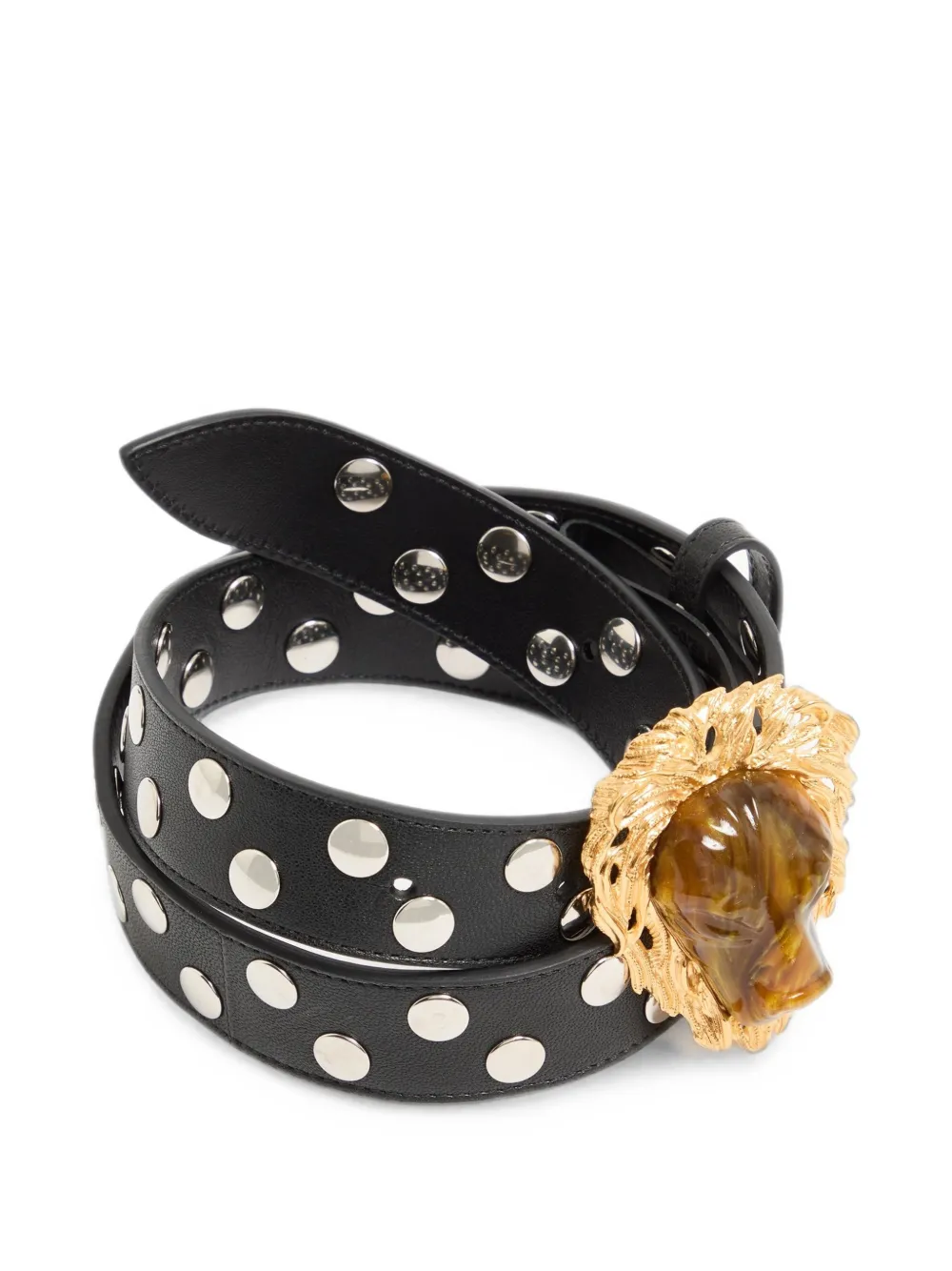 Valentino Garavani Fortitudo riem in nappa 30 mm Zwart
