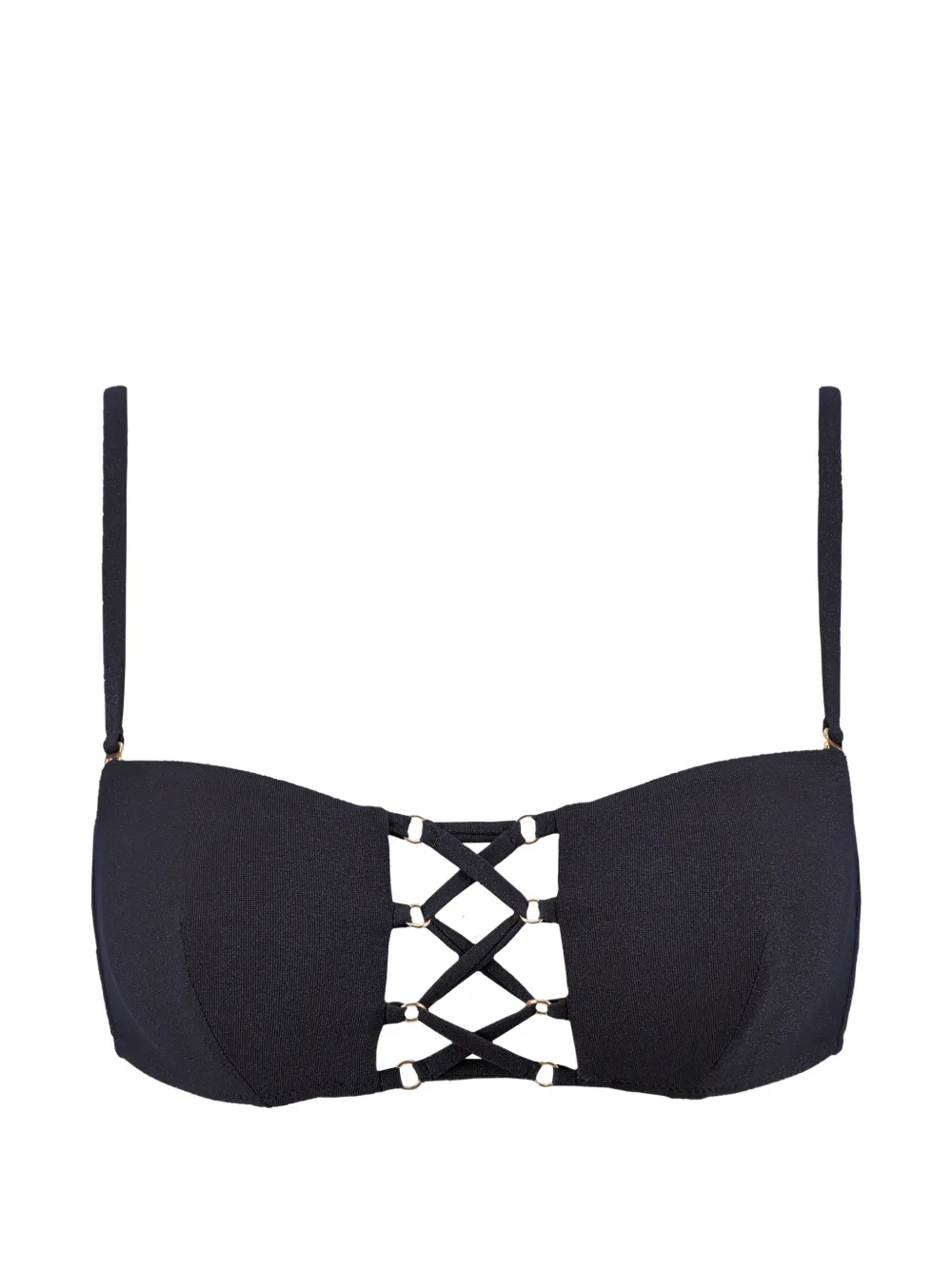 Aubade Summer Glow lace-up bikini top