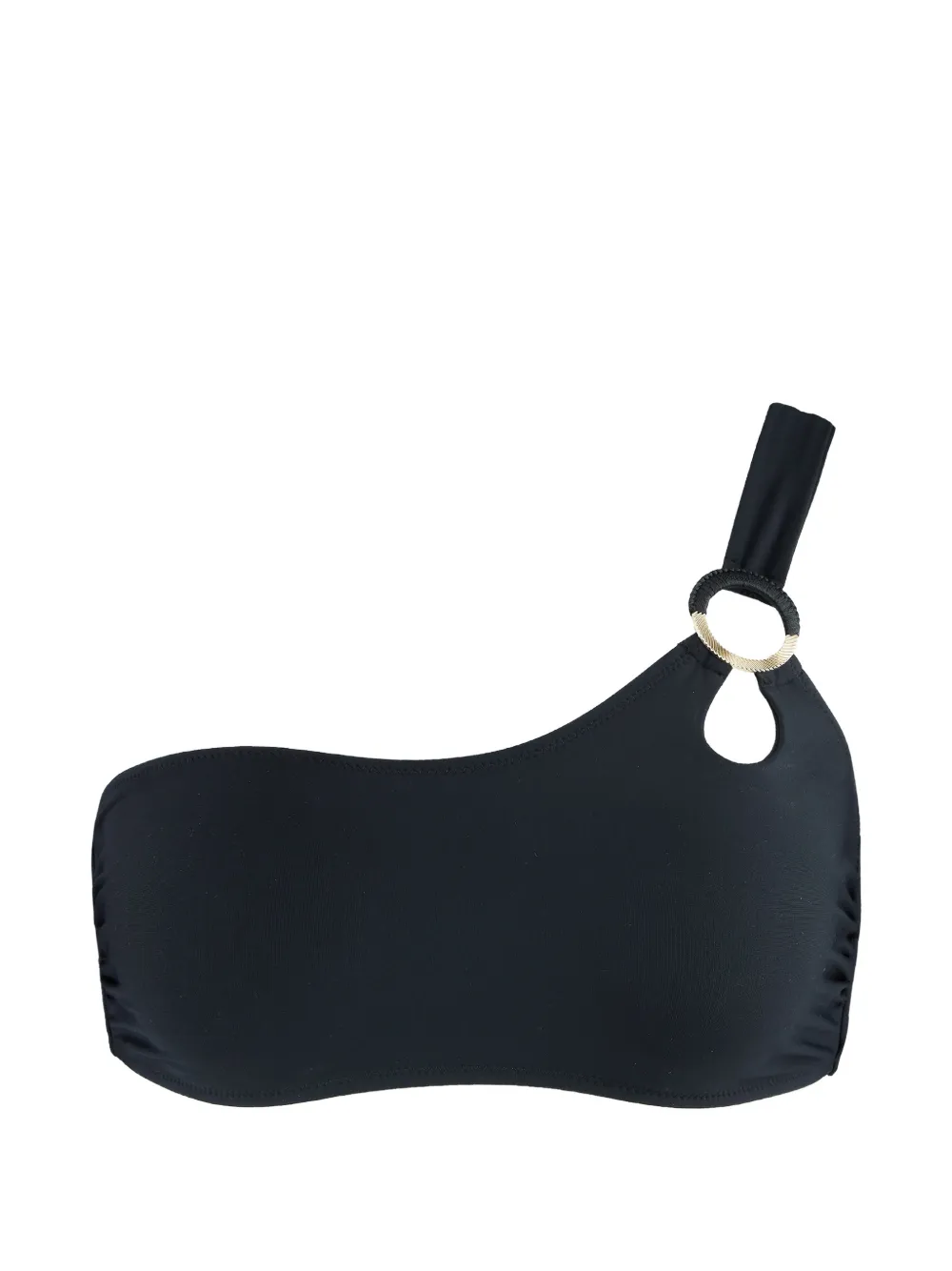 Aubade Top bikini asimmetrico Secret Cove - Nero