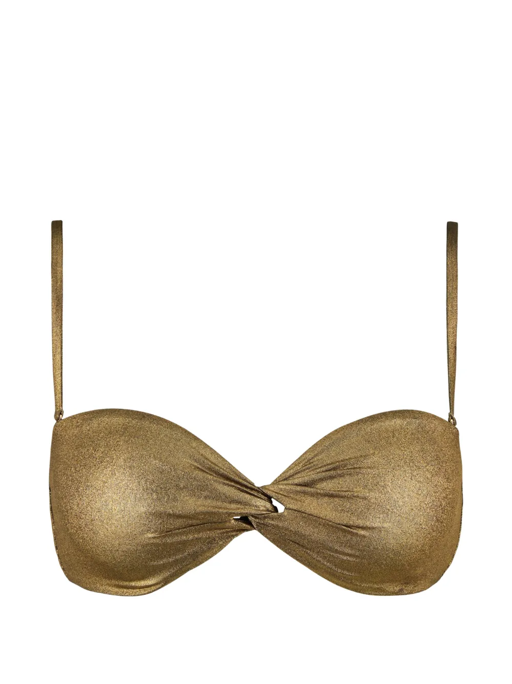 Aubade twist-detail bandeau bikini top