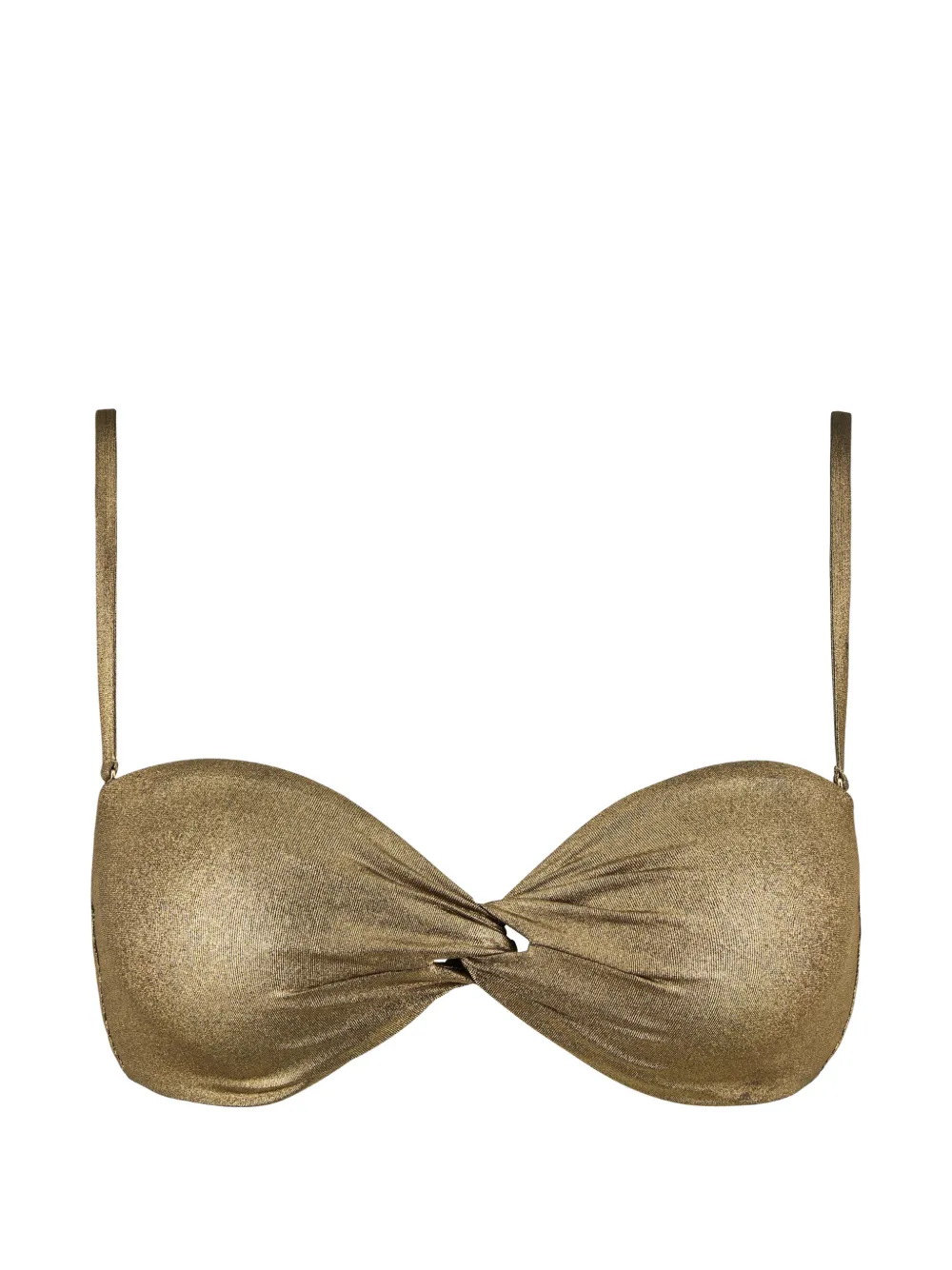 Aubade Top bikini con dettaglio attorcigliato - Oro