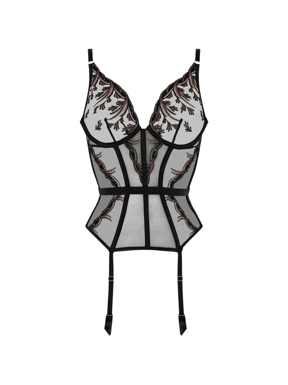 Aubade Cosmic Romance embroidered corset