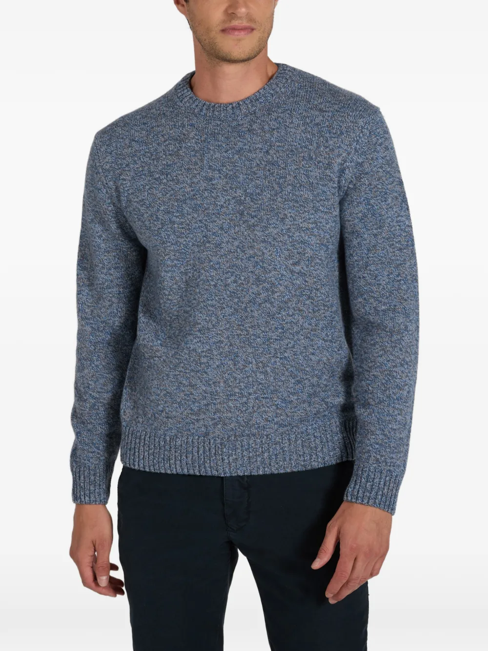 slowear Zanone crew-neck sweater Blauw