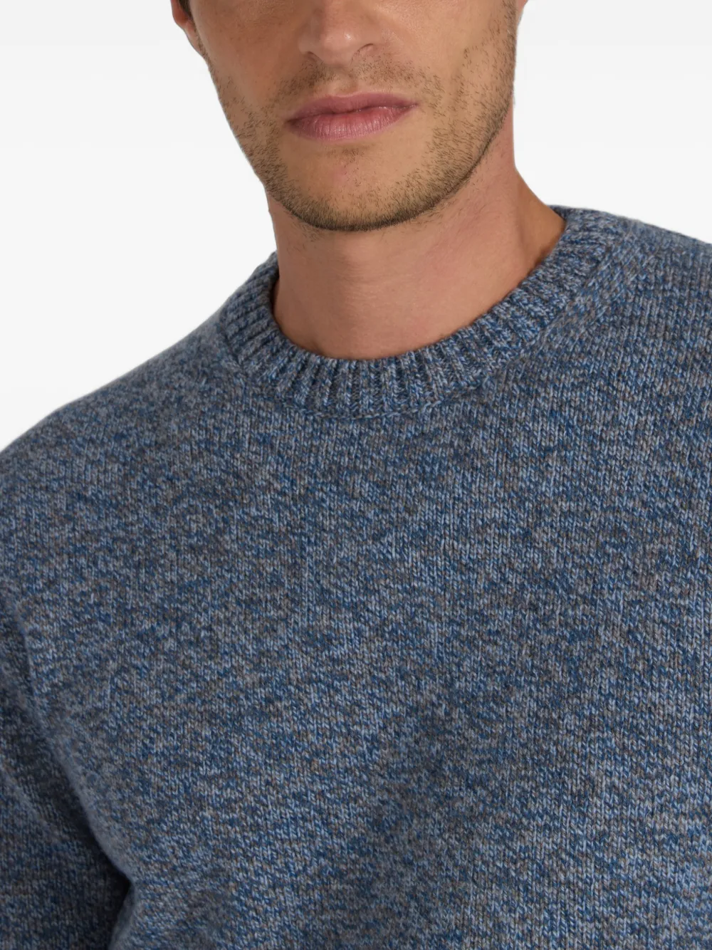 slowear Zanone crew-neck sweater Blauw