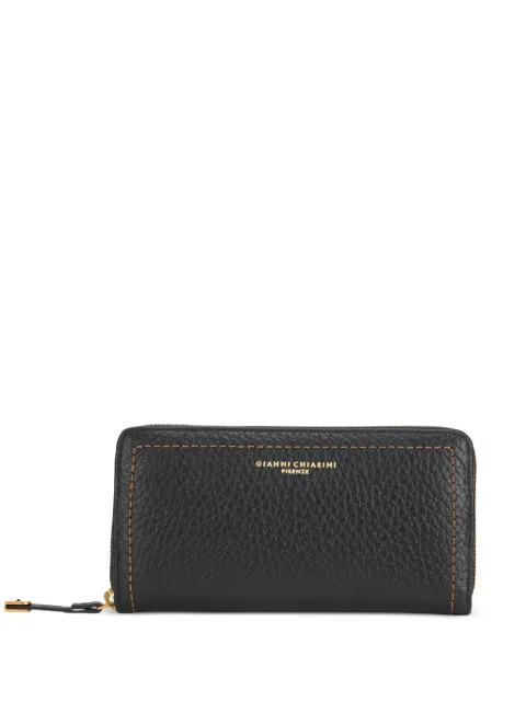 GIANNI CHIARINI Bubble pebbled leather wallet