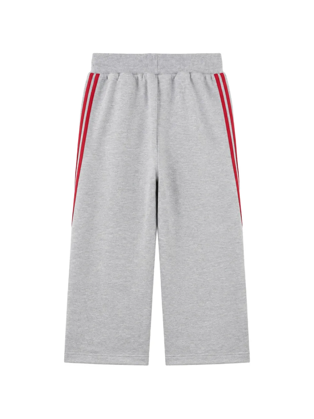 MSGM Kids Trainingsbroek met logopatch en zijstreep Grijs