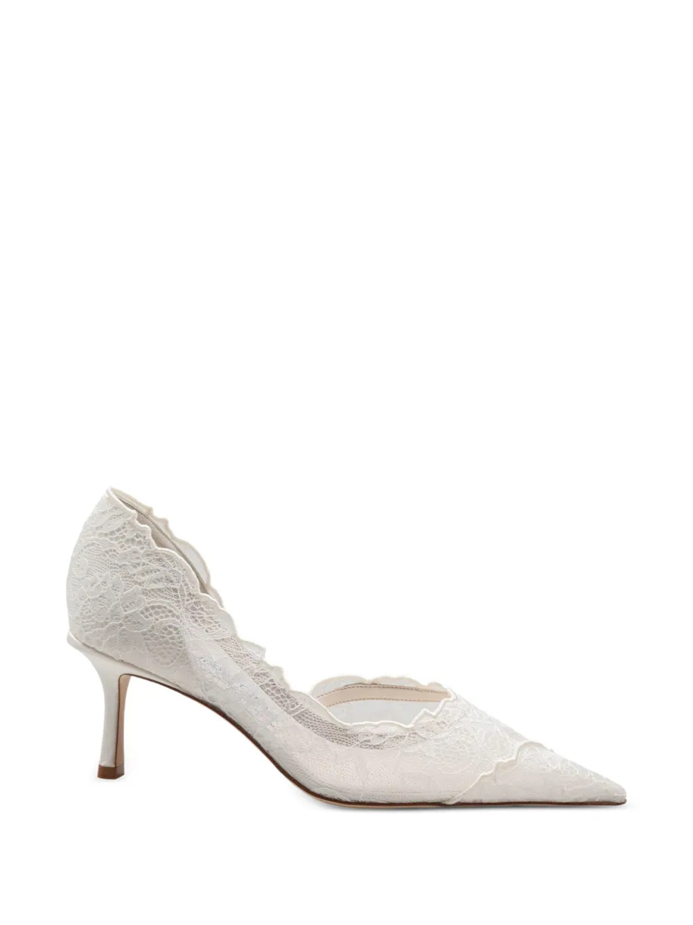 Jimmy Choo Faiz pump 65 ivory lace pumps