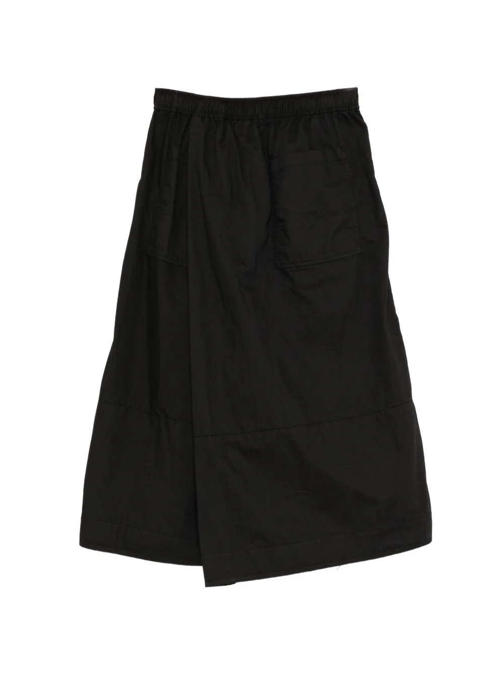 Julius drawstring wide-leg shorts Zwart