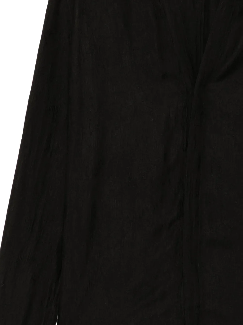 Julius V-neck long-sleeve shirt Zwart