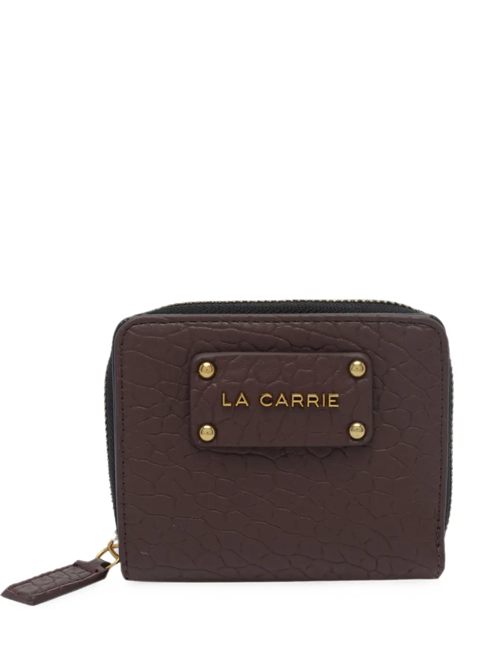 La Carrie logo-plaque bifold wallet
