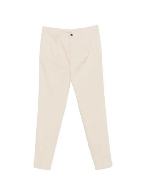 Incotex pleated straight-leg trousers
