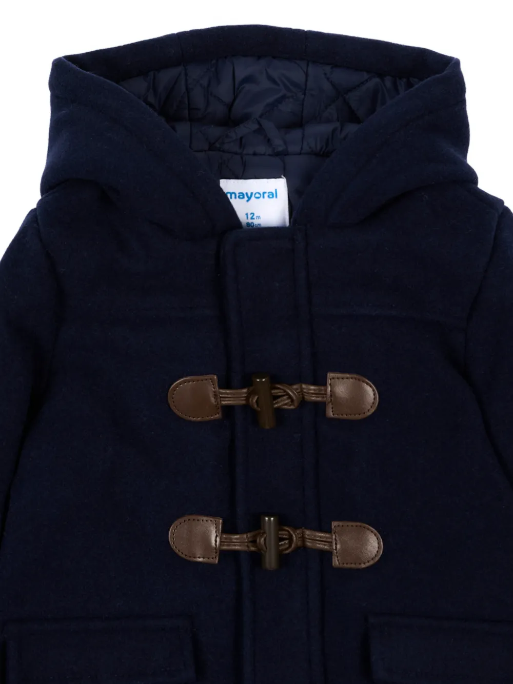 Mayoral Jas met capuchon en toggle-sluiting Blauw