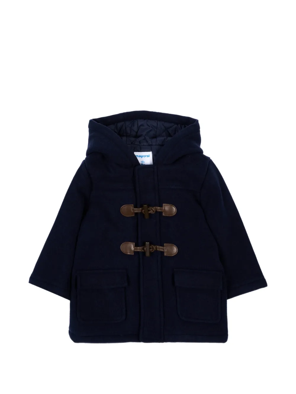 Mayoral hooded toggle-fastening coat - Blu