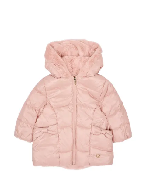 Mayoral reversible faux-fur-trim jacket