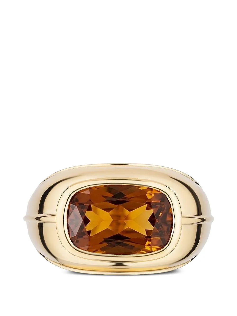 Goshwara zircon cushion-cut ring