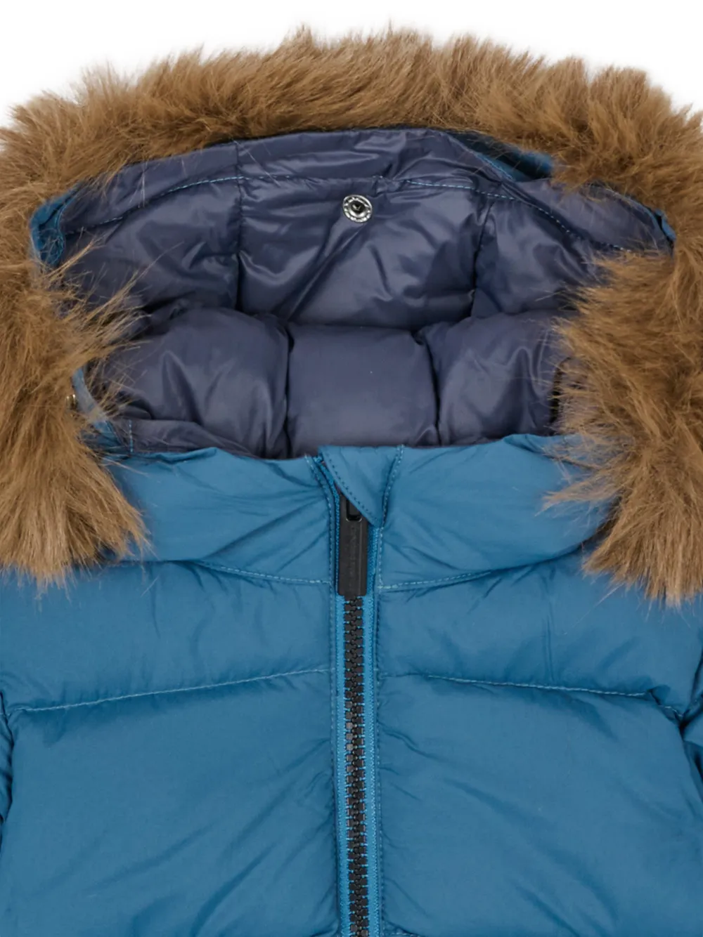 Colmar Kids Jack met afwerking van imitatiebont Blauw