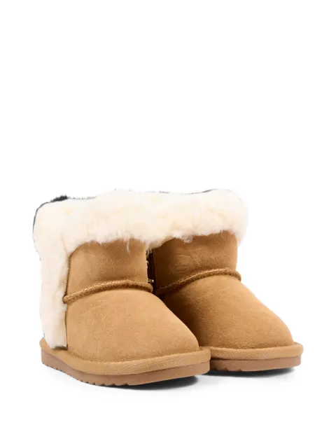Colors Of California Yuba shearling-trim suede ankle boots