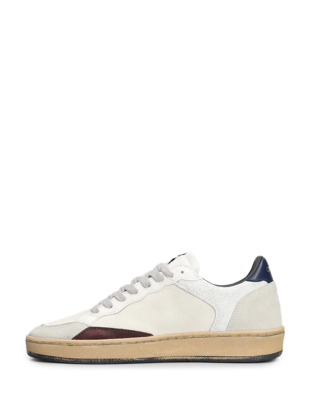 Crime London Chelsea logo-print panelled sneakers Wit