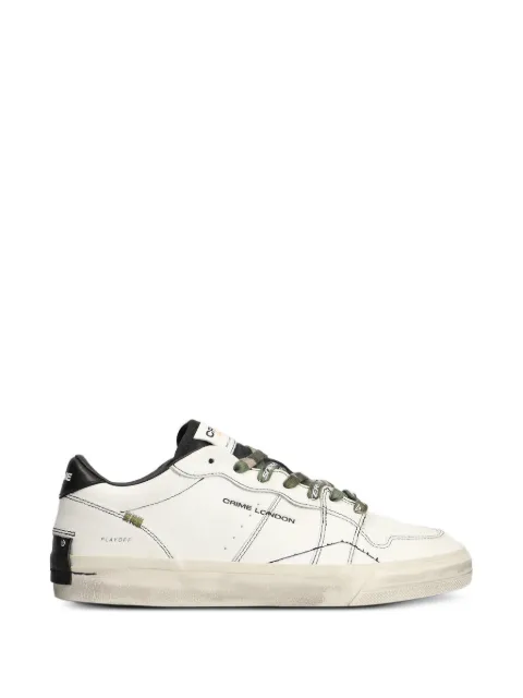 Crime London Playoff distressed sneakers