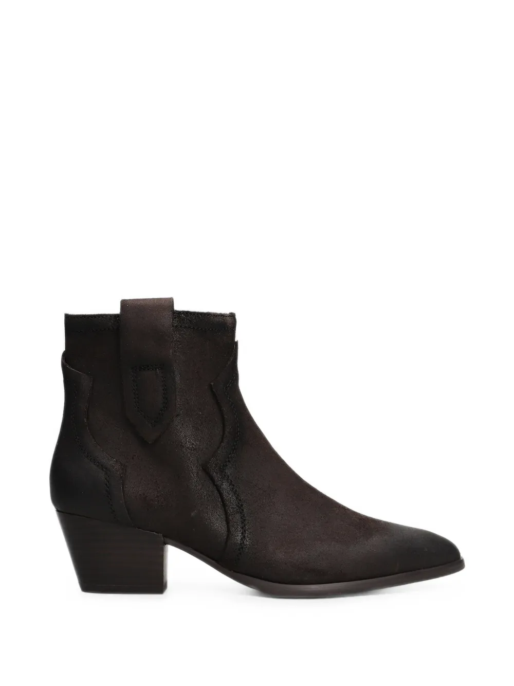 Ash pointed-toe leather cowboy boots