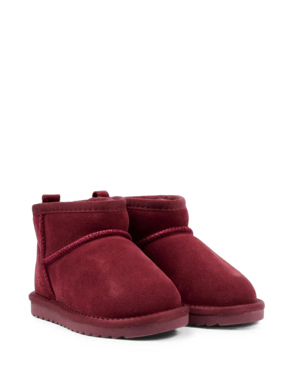 Colors Of California suede ankle boots - Rosso