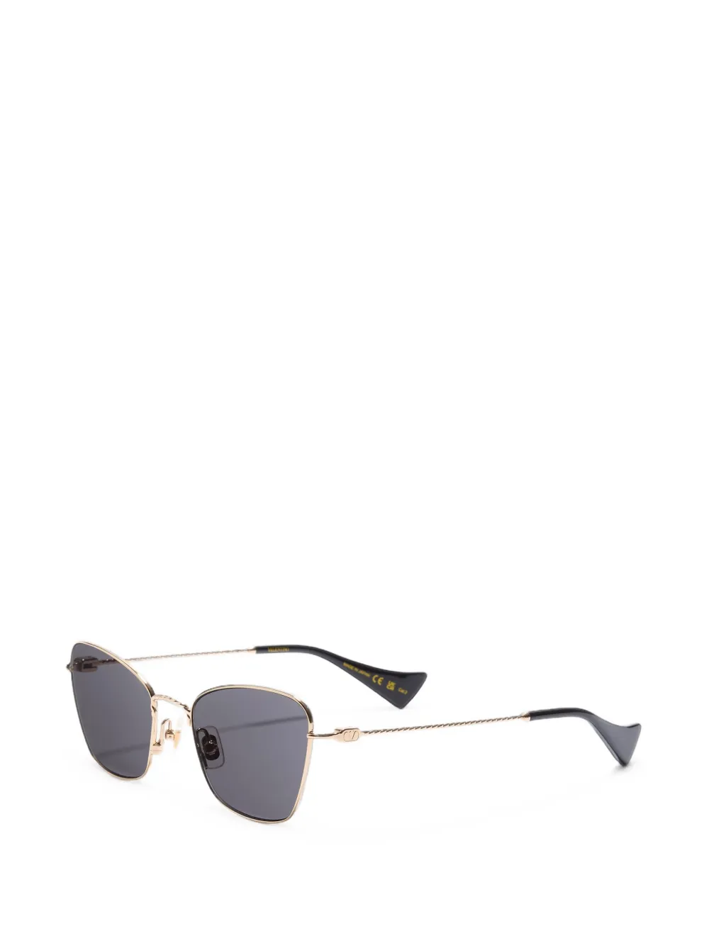 VALENTINO GARAVANI EYEWEAR VLogo zonnebril met cat-eye montuur Goud