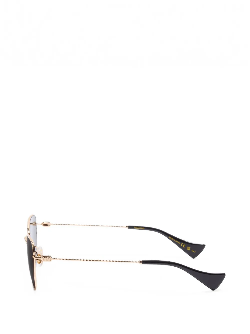 VALENTINO GARAVANI EYEWEAR VLogo zonnebril met cat-eye montuur Goud