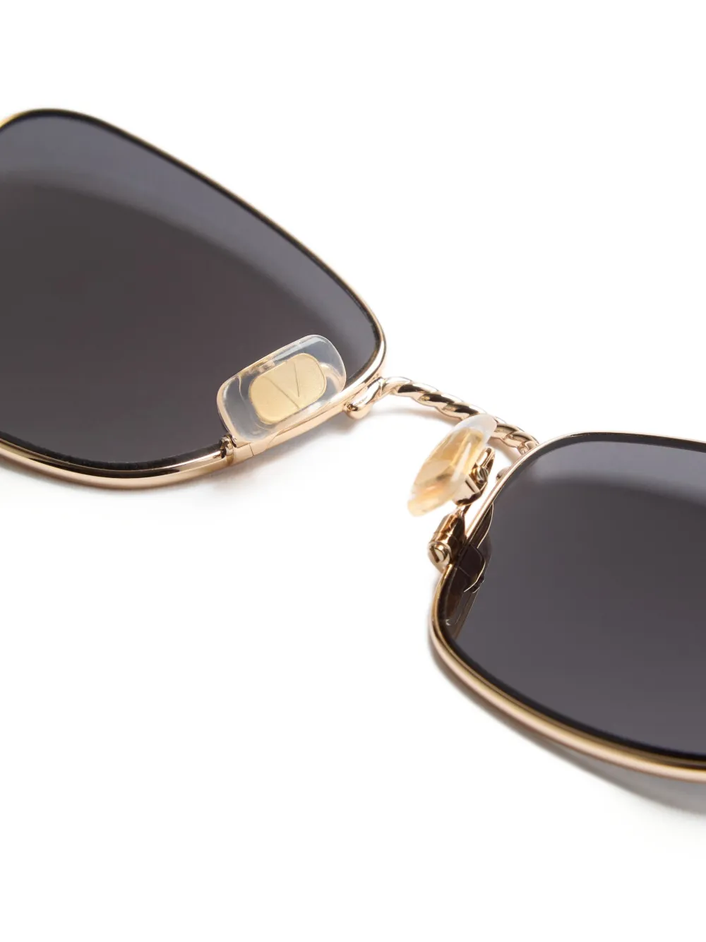 VALENTINO GARAVANI EYEWEAR VLogo zonnebril met cat-eye montuur Goud