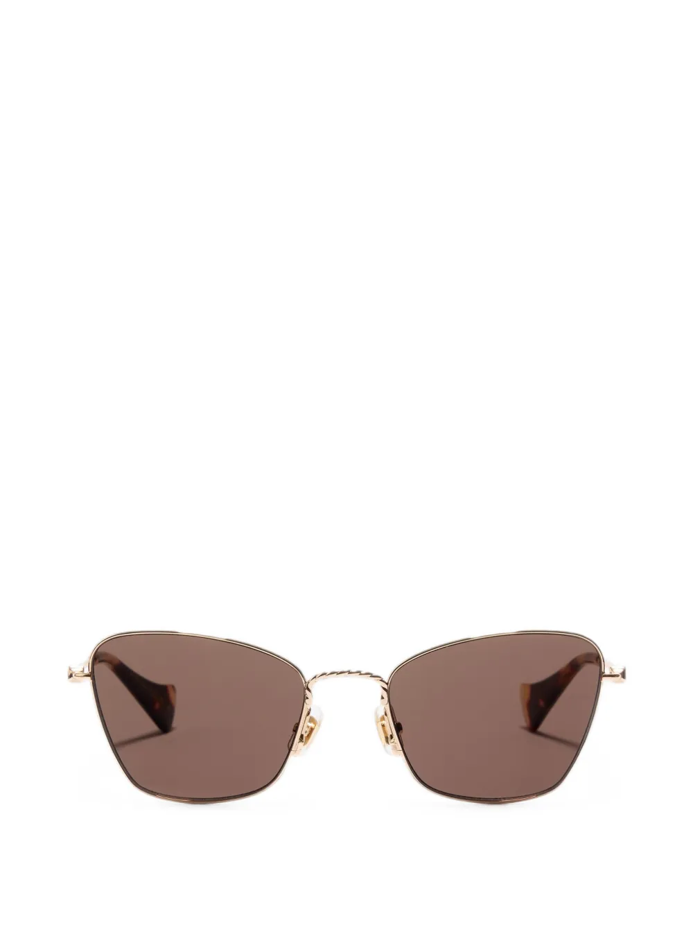 VALENTINO GARAVANI EYEWEAR VLogo zonnebril met cat-eye montuur Goud