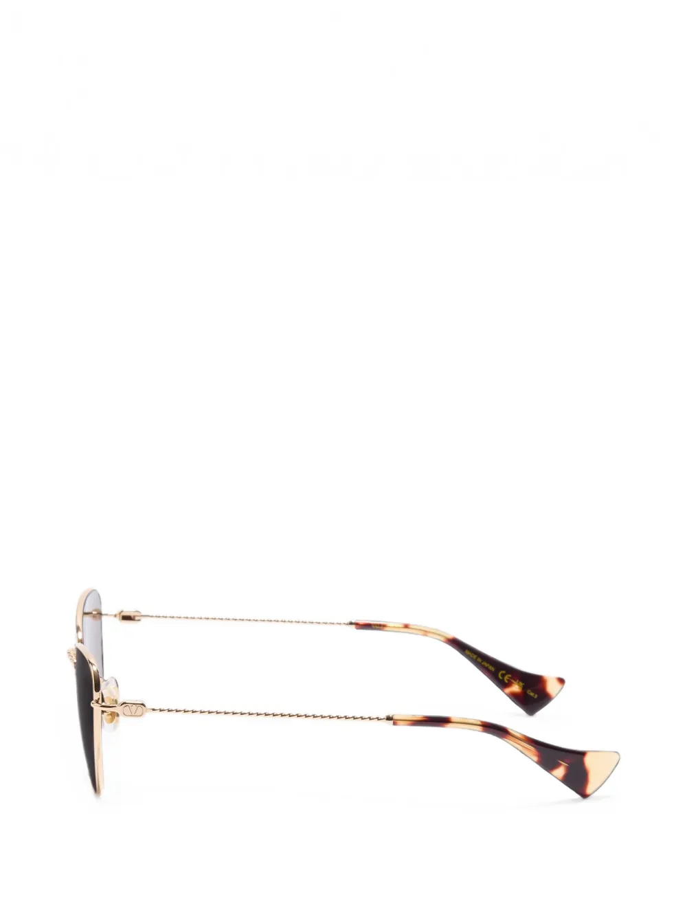 VALENTINO GARAVANI EYEWEAR VLogo zonnebril met cat-eye montuur Goud
