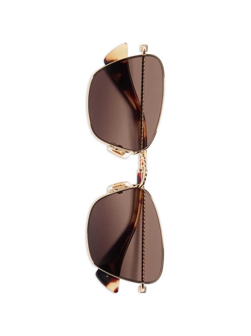 VALENTINO GARAVANI EYEWEAR VLogo zonnebril met cat-eye montuur Goud