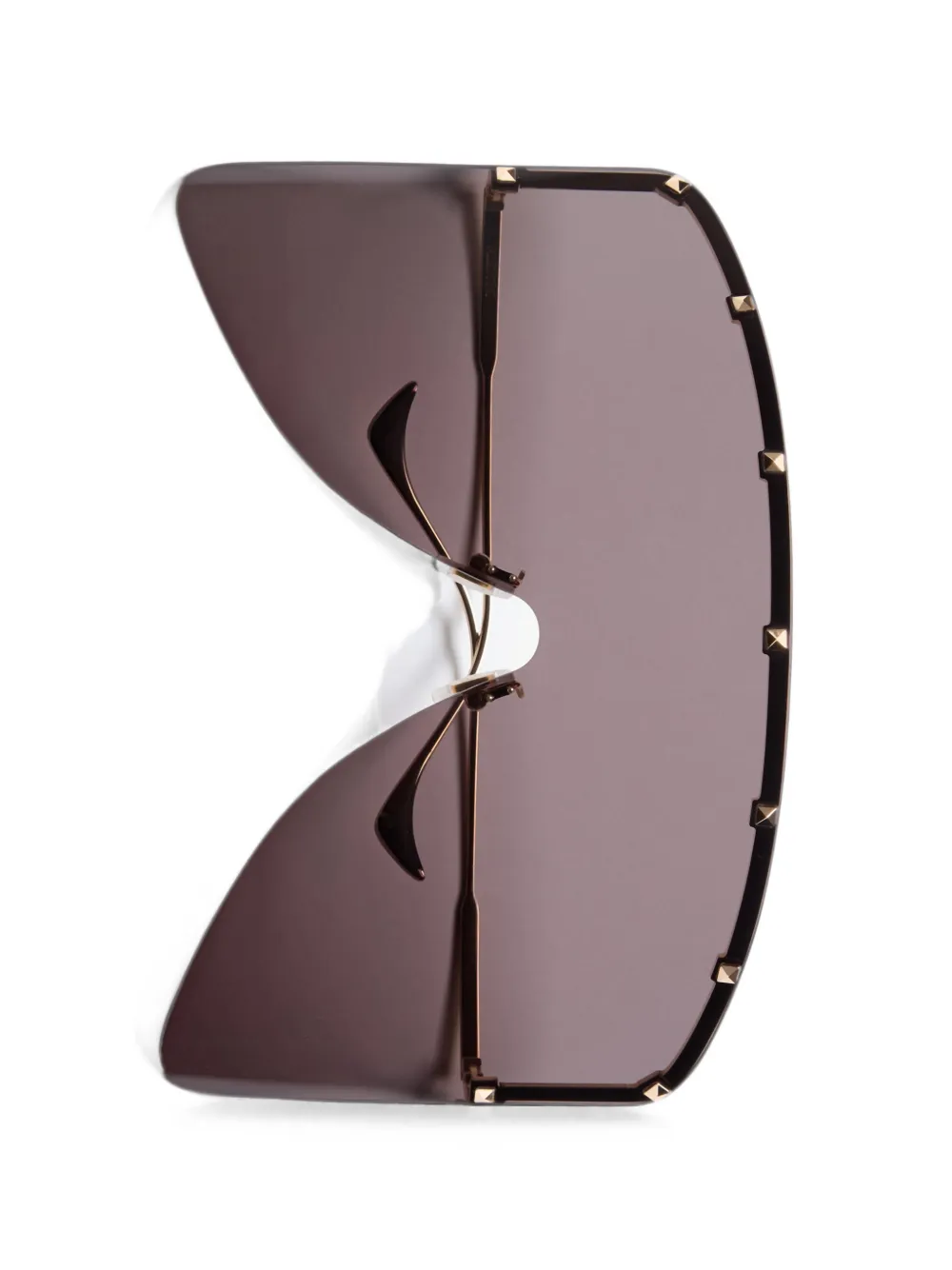 VALENTINO GARAVANI EYEWEAR Metalen bril met masker Goud
