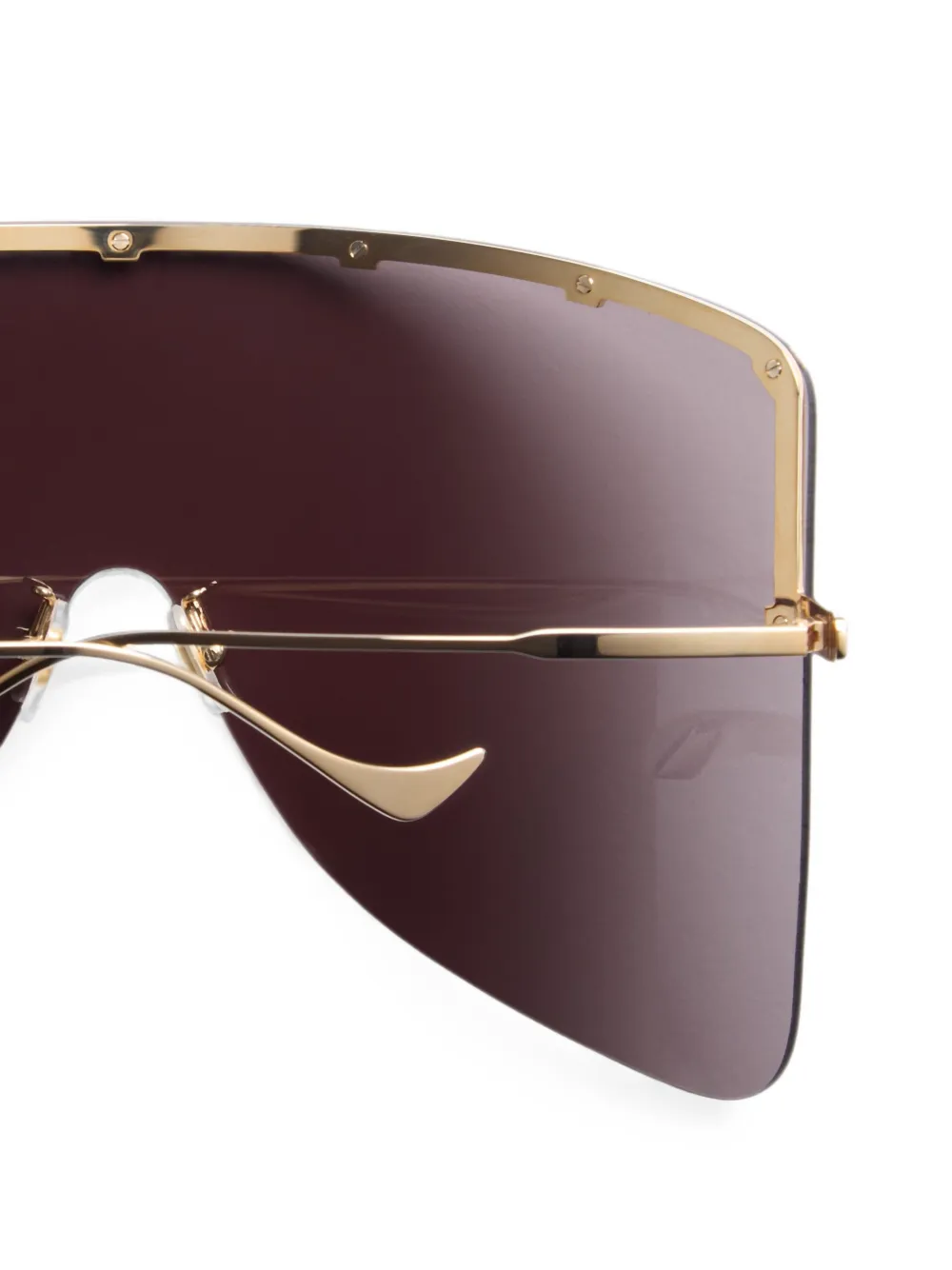 VALENTINO GARAVANI EYEWEAR Metalen bril met masker Goud