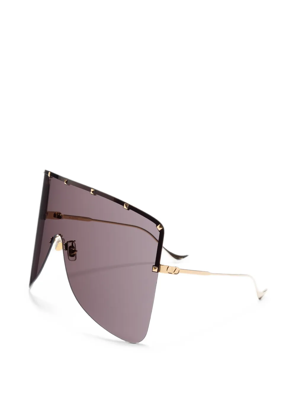 VALENTINO GARAVANI EYEWEAR Metalen bril met masker Goud
