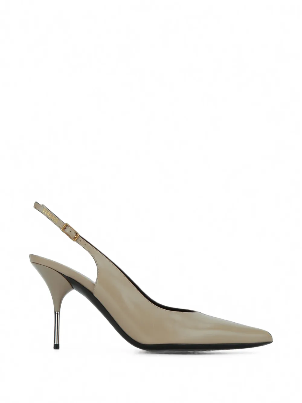 Versace Nyx pointed-toe slingback pumps - Toni neutri