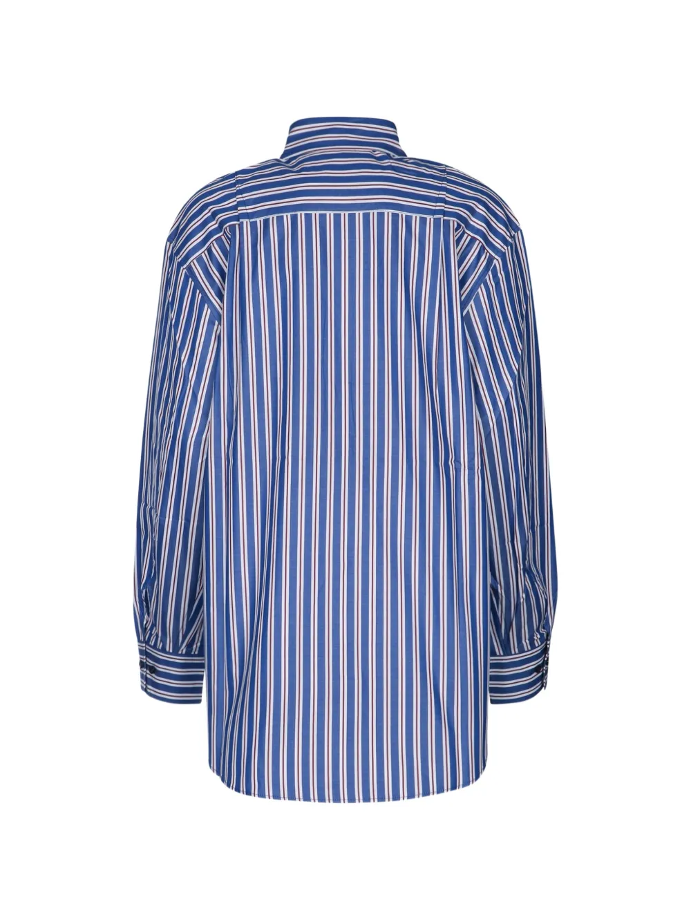 THE ANDAMANE Georgiana gestreepte blouse- en shortsset Blauw