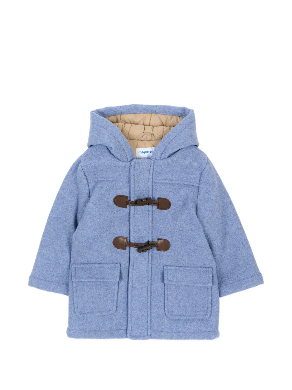 Mayoral hooded toggle-fastening coat - Blu