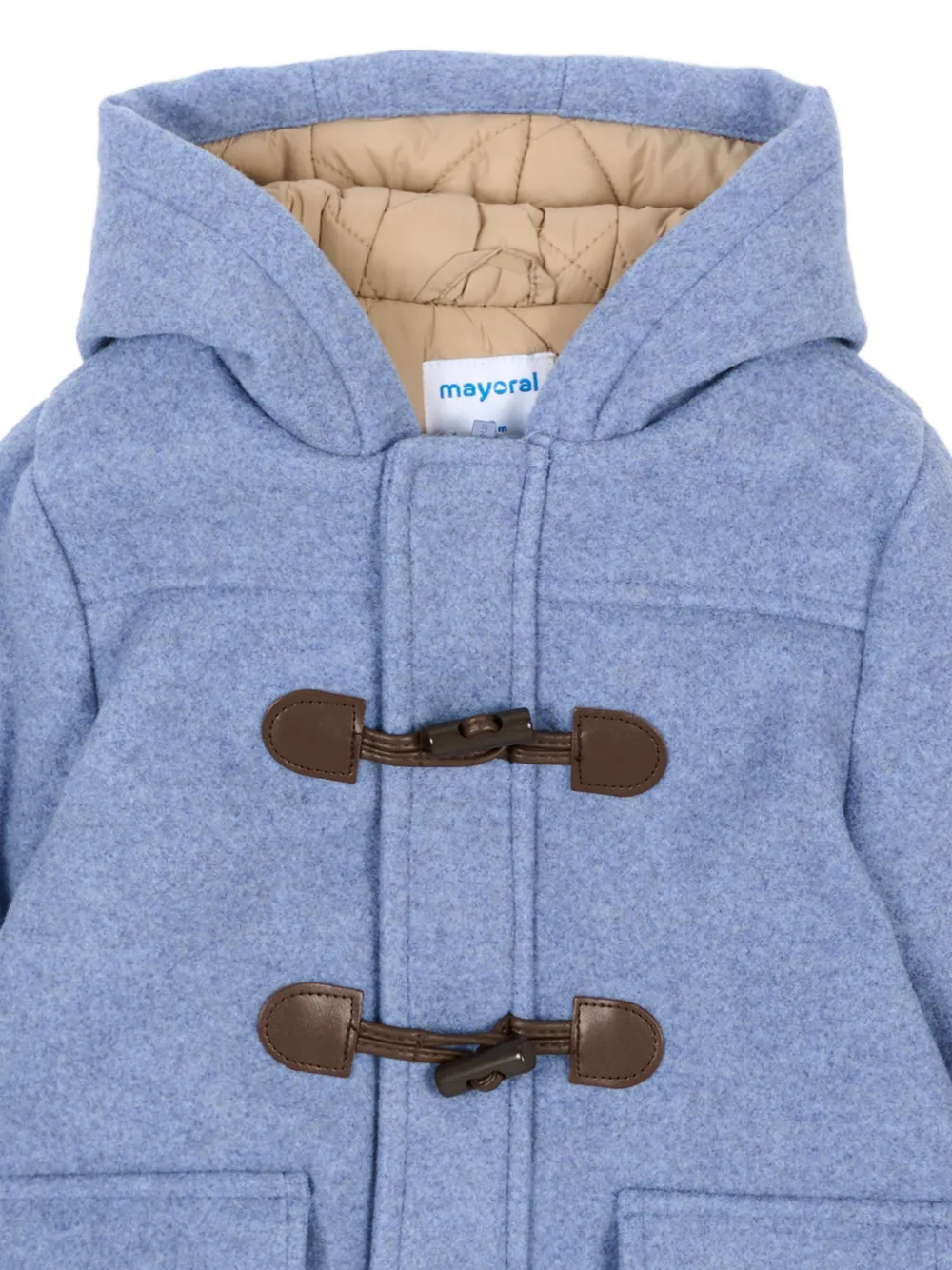 Mayoral Jas met capuchon en toggle-sluiting Blauw