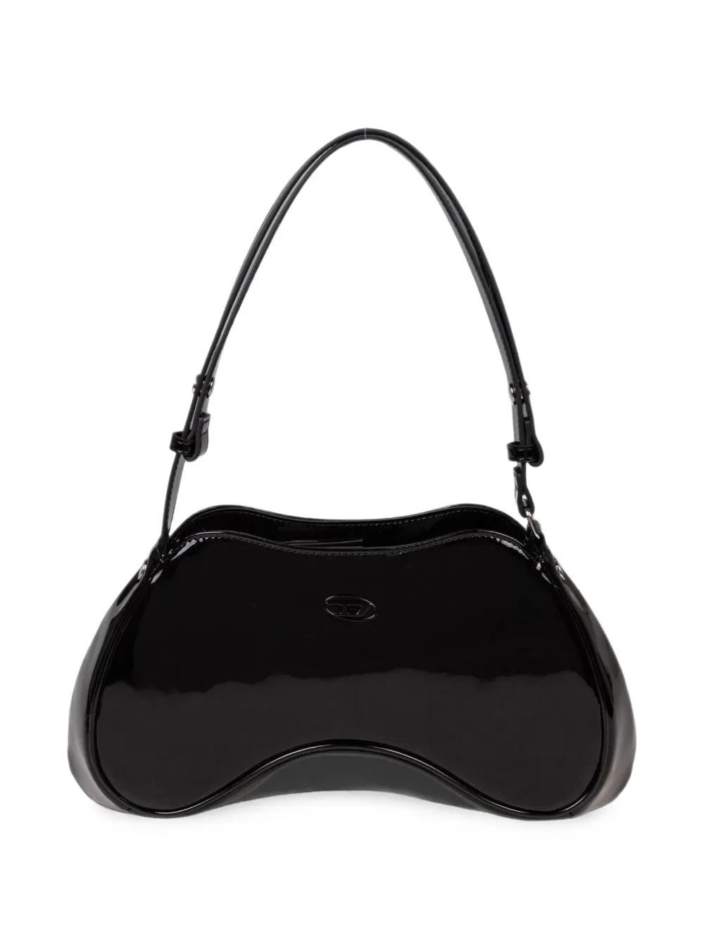 Diesel Play patent-leather shoulder bag · OS