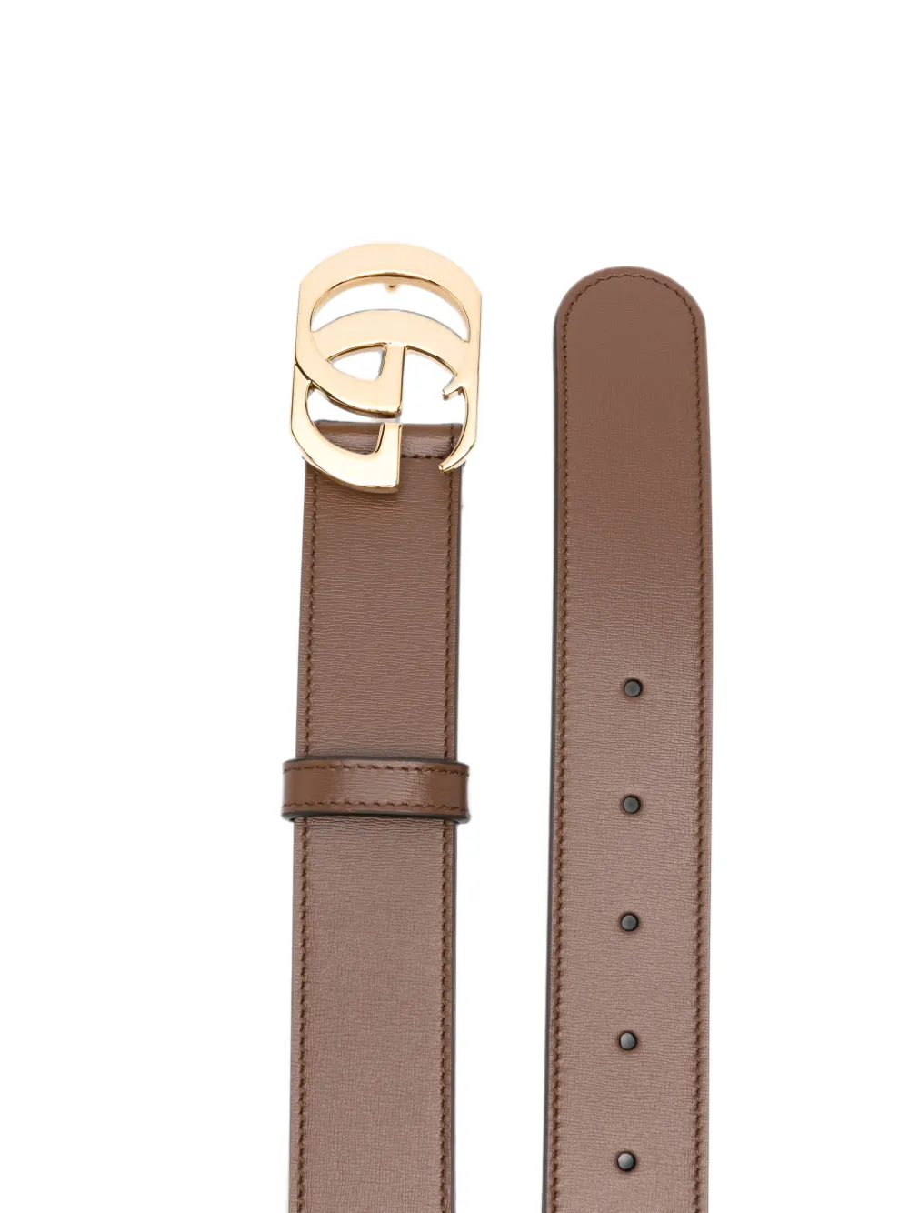 Gucci Leren riem Bruin