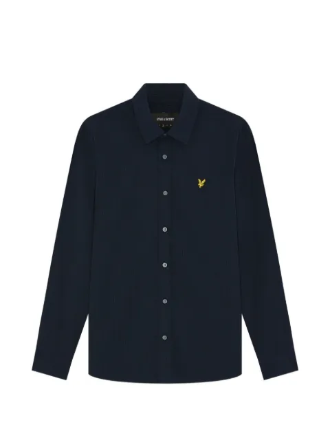 Lyle & Scott micro-check cotton shirt