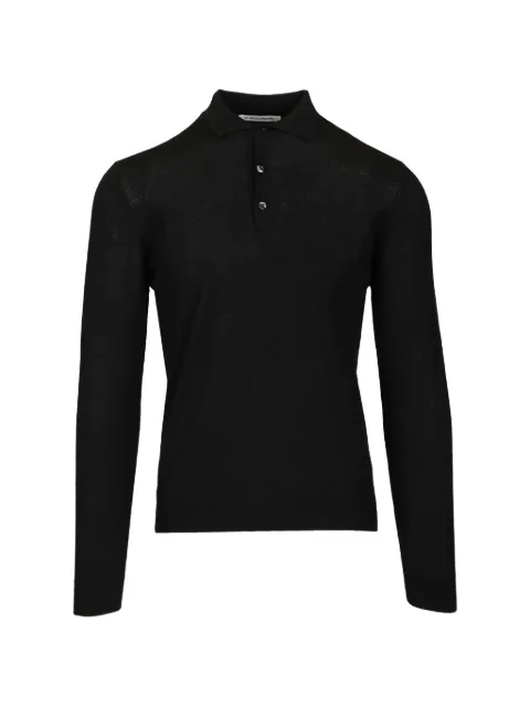 Al Duca D’Aosta 1902 long-sleeve knitted polo shirt