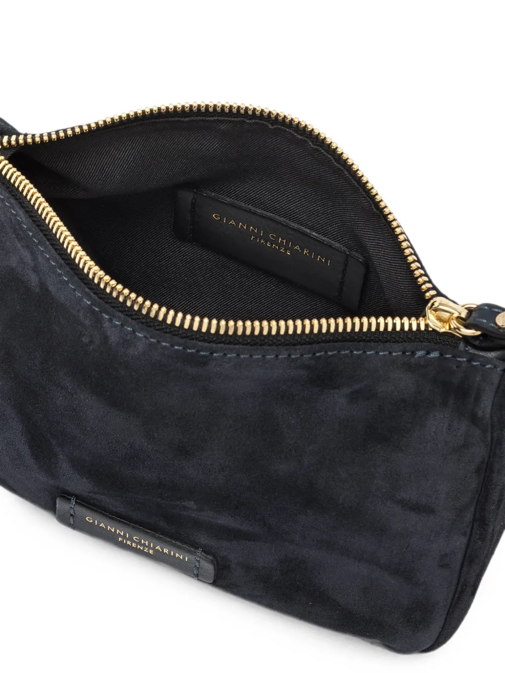 GIANNI CHIARINI Kleine Nora suède buidel Blauw
