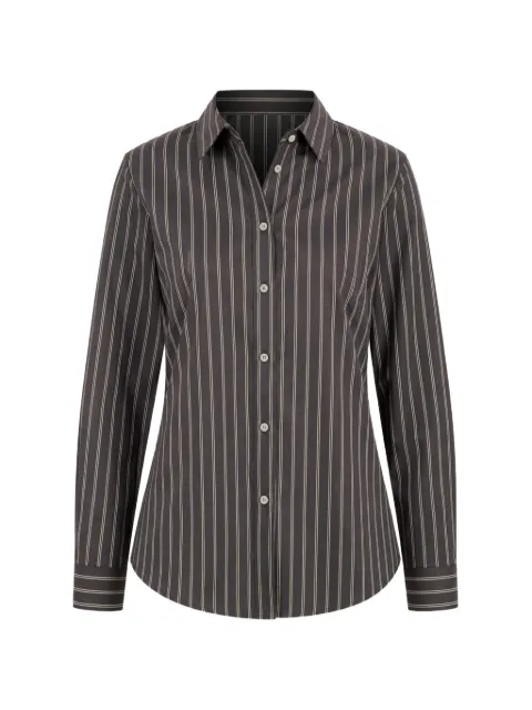 Marella vertical-stripe shirt
