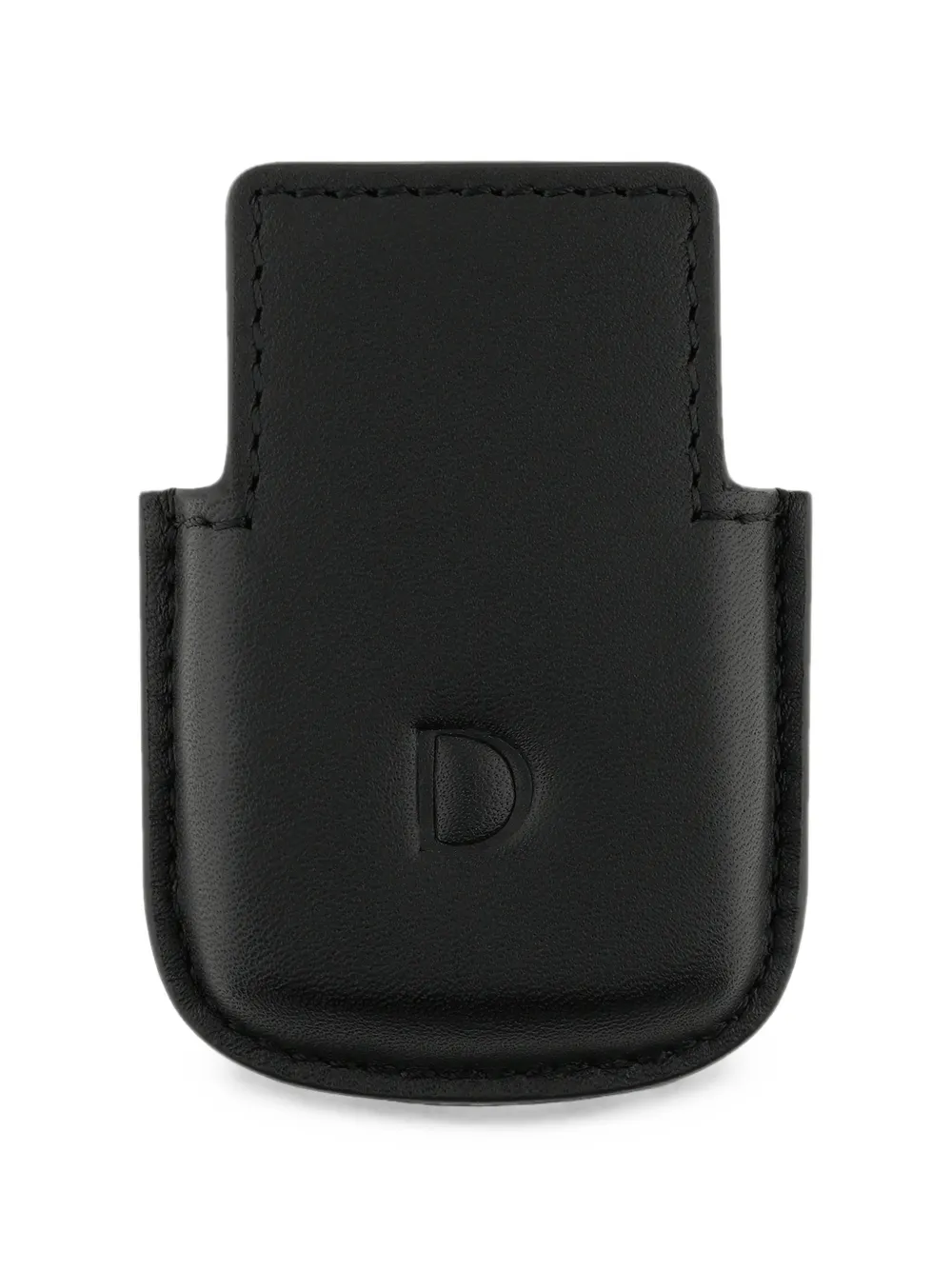 S.T. Dupont topstitched leather lighter case